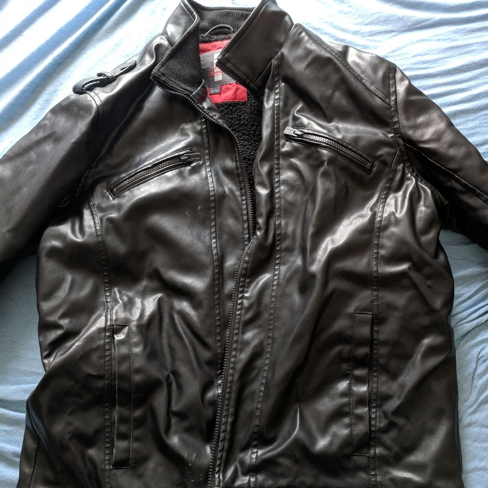 Buffalo brand faux leather jacket